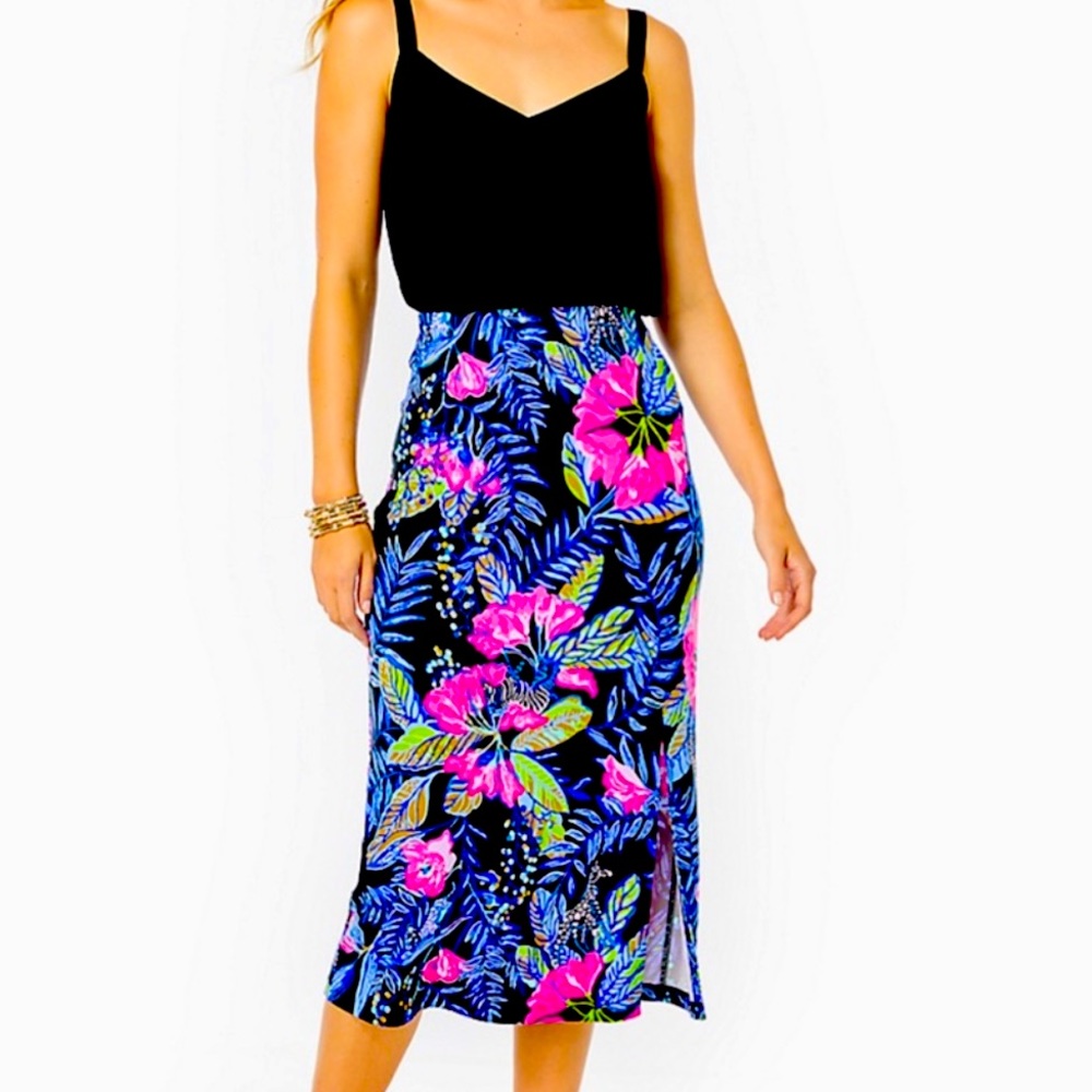 Lilly Pulitzer Britty Midi Skirt Size Medium
